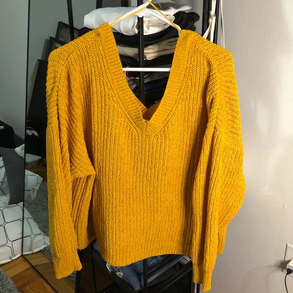 Zara Sweaters - V neck low back sweater